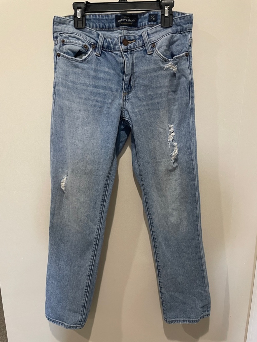 Lucky Brand Women's Light Blue Sweet Crop